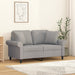 Perne decorative, 2 buc., gri deschis, 40x40cm, material textil - WALTI WALTI