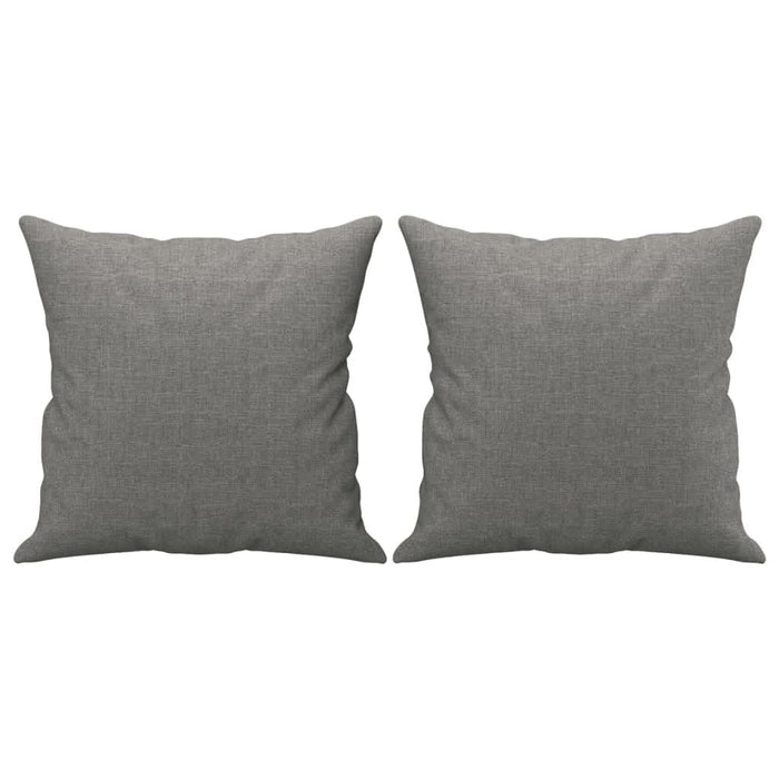 Perne decorative, 2 buc., gri închis, 40x40 cm, textil - WALTI WALTI