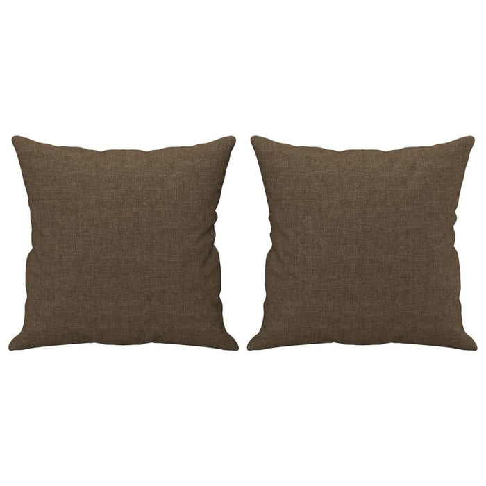 Perne decorative, 2 buc., maro, 40x40 cm, material textil - WALTI WALTI
