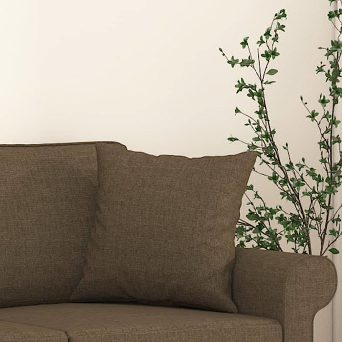 Perne decorative, 2 buc., maro, 40x40 cm, material textil - WALTI WALTI