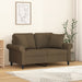 Perne decorative, 2 buc., maro, 40x40 cm, material textil - WALTI WALTI