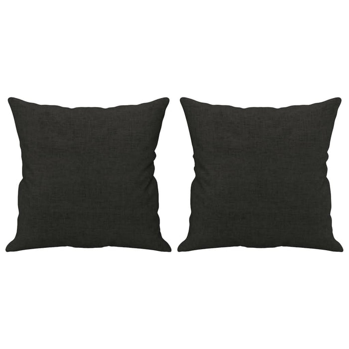 Perne decorative, 2 buc., negru, 40 x 40 cm, material textil - WALTI WALTI