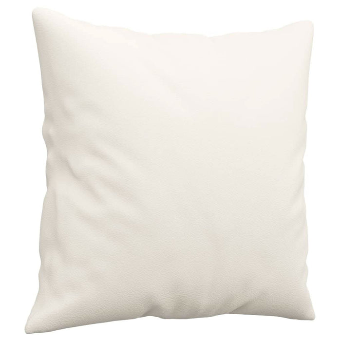 Perne decorative, 2 buc., crem, 40x40 cm, piele ecologică - WALTI WALTI
