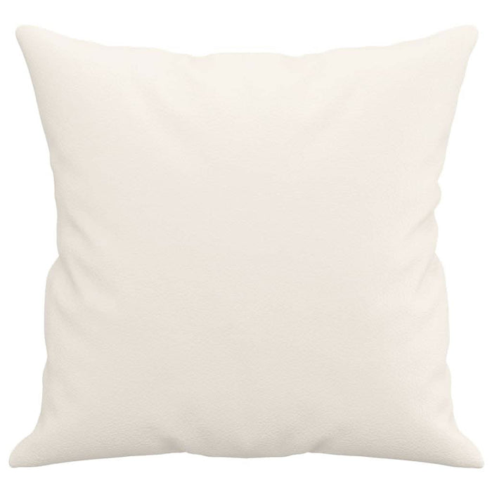 Perne decorative, 2 buc., crem, 40x40 cm, piele ecologică - WALTI WALTI
