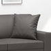 Perne decorative, 2 buc., gri, 40x40 cm, piele ecologică - WALTI WALTI