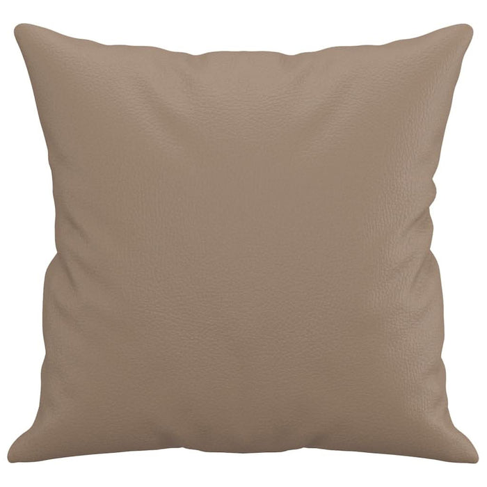 Perne decorative, 2 buc., cappuccino, 40x40 cm, piele ecologică - WALTI WALTI