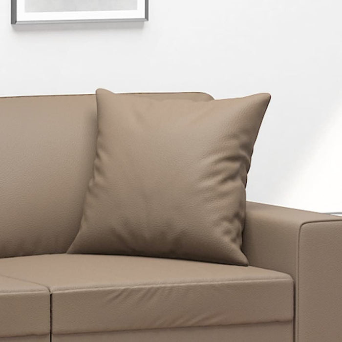 Perne decorative, 2 buc., cappuccino, 40x40 cm, piele ecologică - WALTI WALTI