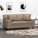 Perne decorative, 2 buc., cappuccino, 40x40 cm, piele ecologică - WALTI WALTI