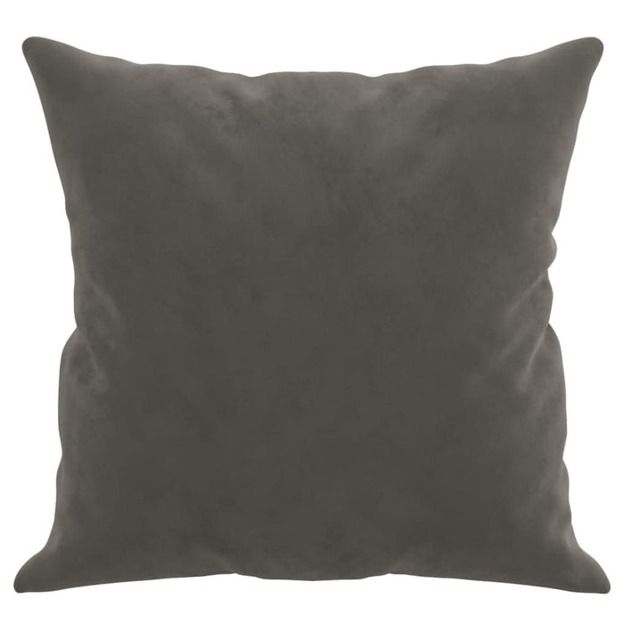 Perne decorative, 2 buc., gri închis, 40x40 cm, catifea - WALTI WALTI