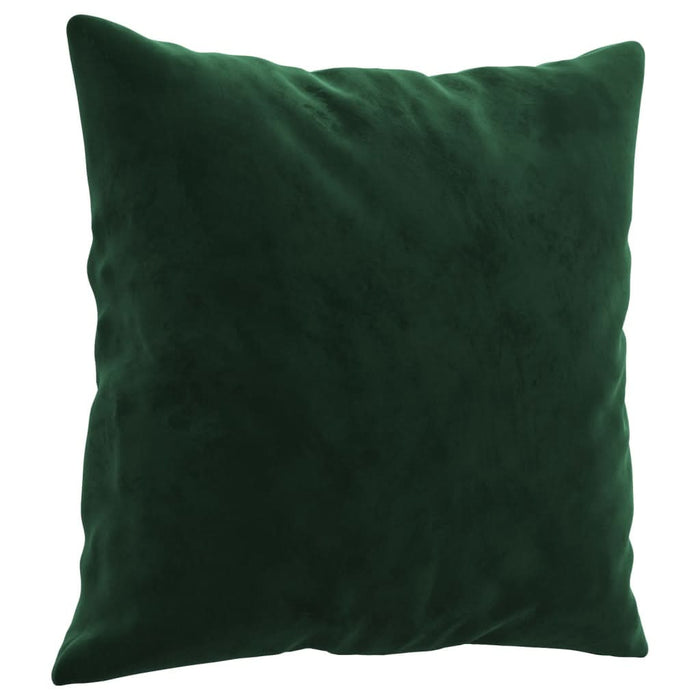 Perne decorative, 2 buc., verde închis, 40x40 cm, catifea - WALTI WALTI