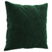Perne decorative, 2 buc., verde închis, 40x40 cm, catifea - WALTI WALTI