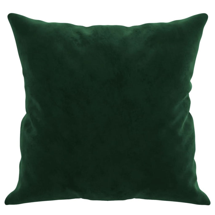 Perne decorative, 2 buc., verde închis, 40x40 cm, catifea - WALTI WALTI