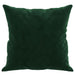 Perne decorative, 2 buc., verde închis, 40x40 cm, catifea - WALTI WALTI
