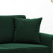 Perne decorative, 2 buc., verde închis, 40x40 cm, catifea - WALTI WALTI