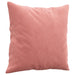 Perne decorative, 2 buc., roz, 40x40 cm, catifea - WALTI WALTI