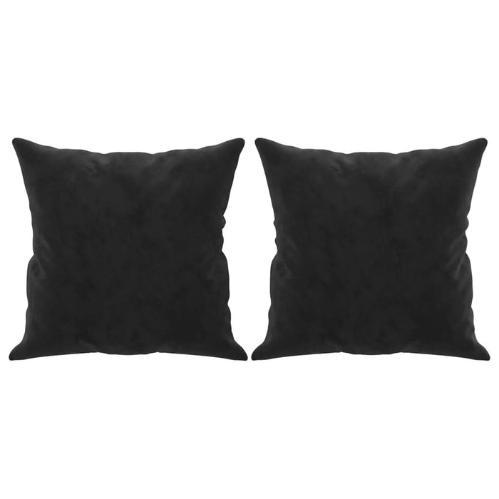 Perne decorative, 2 buc., negru, 40x40 cm, catifea - WALTI WALTI