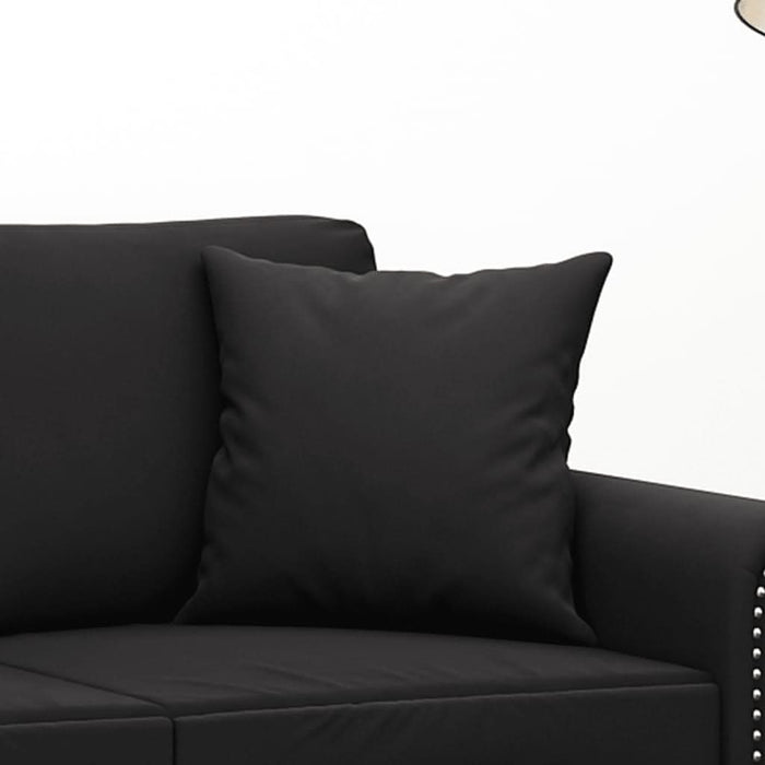 Perne decorative, 2 buc., negru, 40x40 cm, catifea - WALTI WALTI