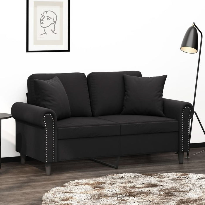 Perne decorative, 2 buc., negru, 40x40 cm, catifea - WALTI WALTI