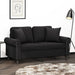 Perne decorative, 2 buc., negru, 40x40 cm, catifea - WALTI WALTI