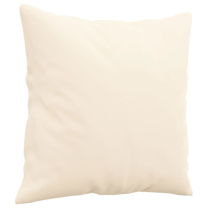Perne decorative, 2 buc., crem, 40x40 cm, catifea - WALTI WALTI