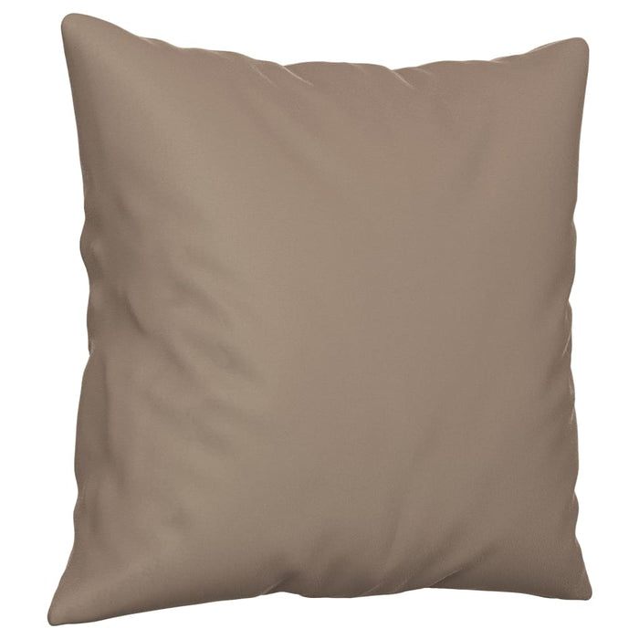 Perne decorative, 2 buc., gri taupe, 40x40 cm, microfibră - WALTI WALTI