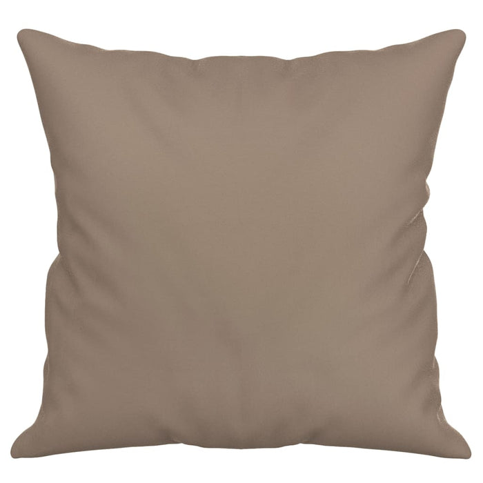 Perne decorative, 2 buc., gri taupe, 40x40 cm, microfibră - WALTI WALTI