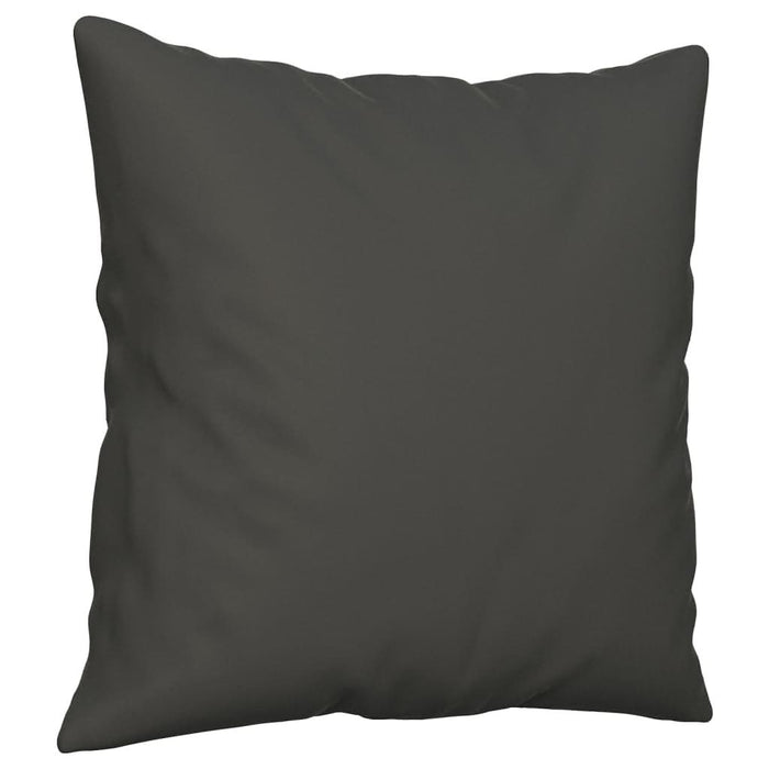 Perne decorative, 2 buc., gri închis, 40x40 cm, microfibră - WALTI WALTI