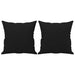 Perne decorative, 2 buc., negru, 40x40 cm, microfibră - WALTI WALTI