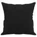 Perne decorative, 2 buc., negru, 40x40 cm, microfibră - WALTI WALTI