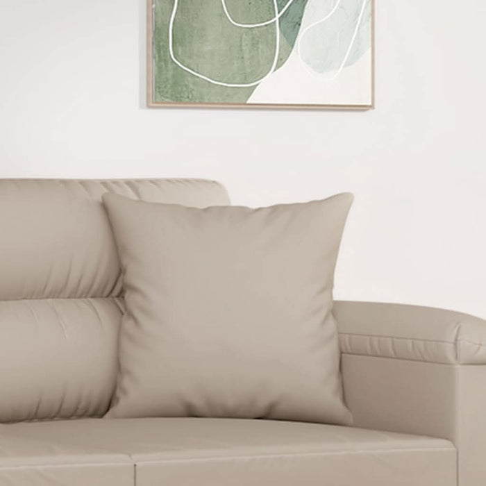 Perne decorative, 2 buc., crem, 40x40 cm, microfibră - WALTI WALTI