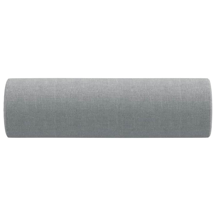 Perne decorative, 2 buc., gri deschis, Ø15x50 cm, textil - WALTI WALTI