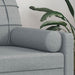 Perne decorative, 2 buc., gri deschis, Ø15x50 cm, textil - WALTI WALTI