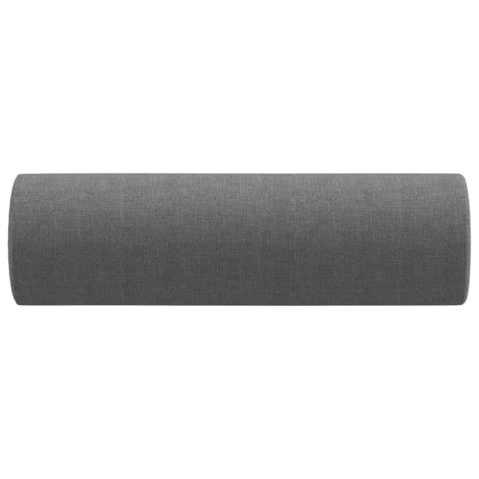 Perne decorative, 2 buc., gri închis, Ø15x50 cm, textil - WALTI WALTI