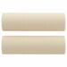 Perne decorative, 2 buc., crem, Ø15x50 cm, textil - WALTI WALTI