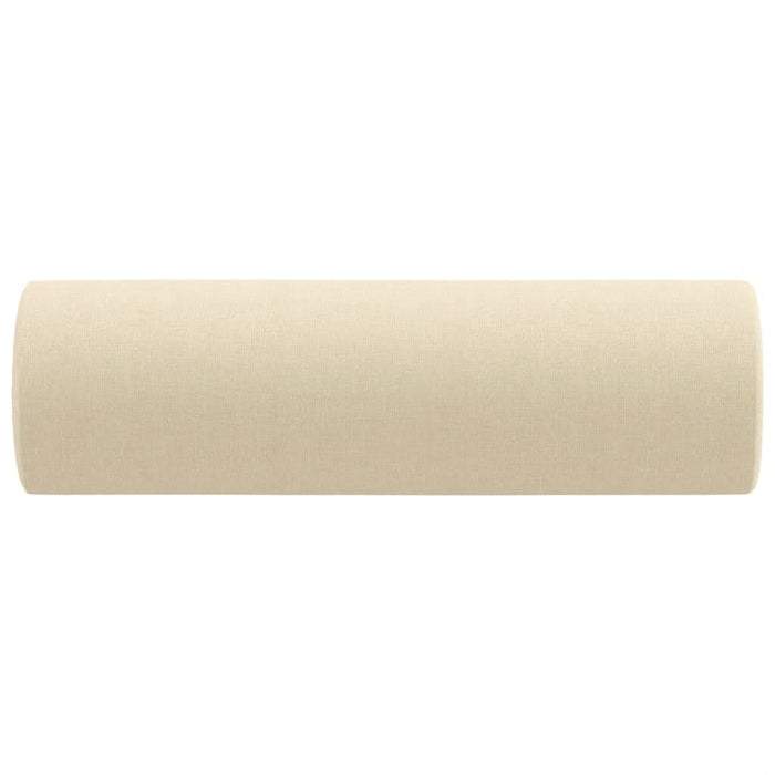 Perne decorative, 2 buc., crem, Ø15x50 cm, textil - WALTI WALTI