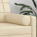 Perne decorative, 2 buc., crem, Ø15x50 cm, textil - WALTI WALTI