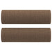 Perne decorative, 2 buc., maro, Ø15x50 cm, textil - WALTI WALTI