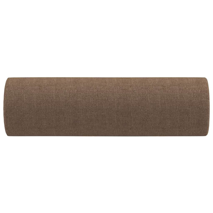 Perne decorative, 2 buc., maro, Ø15x50 cm, textil - WALTI WALTI