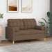 Perne decorative, 2 buc., maro, Ø15x50 cm, textil - WALTI WALTI
