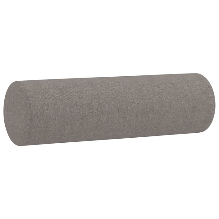 Perne decorative, 2 buc., gri taupe, Ø15x50 cm, textil - WALTI WALTI
