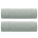 Perne decorative, 2 buc., gri deschis, Ø15x50 cm, catifea - WALTI WALTI