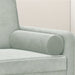 Perne decorative, 2 buc., gri deschis, Ø15x50 cm, catifea - WALTI WALTI