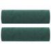 Perne decorative, 2 buc., verde închis, Ø15x50 cm, catifea - WALTI WALTI