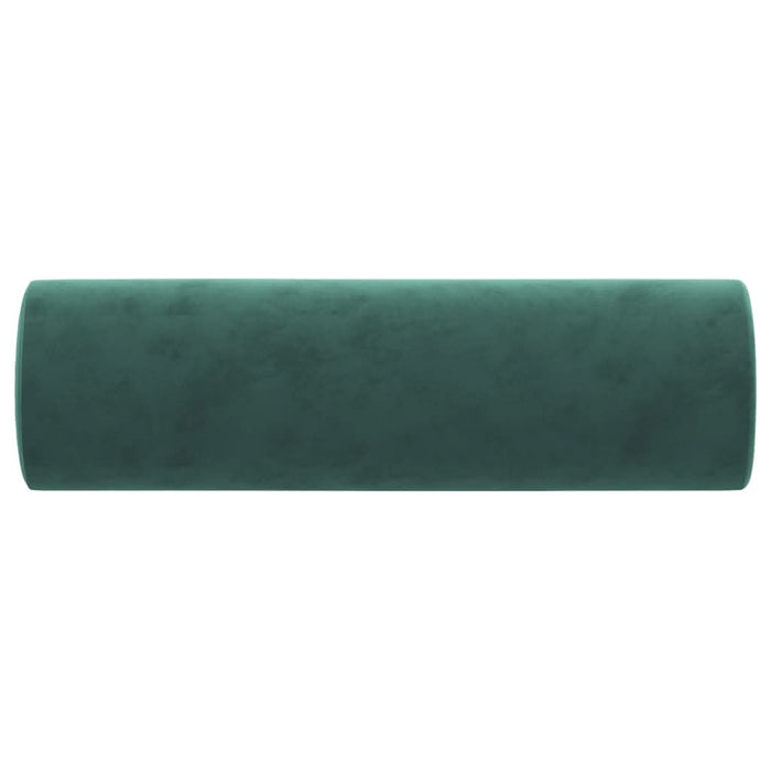 Perne decorative, 2 buc., verde închis, Ø15x50 cm, catifea - WALTI WALTI