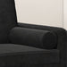 Perne decorative, 2 buc., negru, Ø15x50 cm, catifea - WALTI WALTI