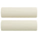 Perne decorative, 2 buc., crem, Ø15x50 cm, catifea - WALTI WALTI