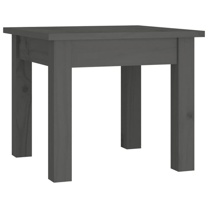 Măsuță de cafea, gri, 35x35x30 cm, lemn masiv de pin - WALTI WALTI