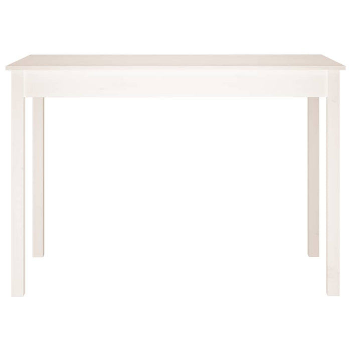 Masă de sufragerie, alb, 110x55x75 cm, lemn masiv de pin - WALTI WALTI