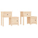 Noptiere, 2 buc., 79,5x38x65,5 cm, lemn masiv de pin - WALTI WALTI