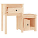 Noptiere, 2 buc., 79,5x38x65,5 cm, lemn masiv de pin - WALTI WALTI